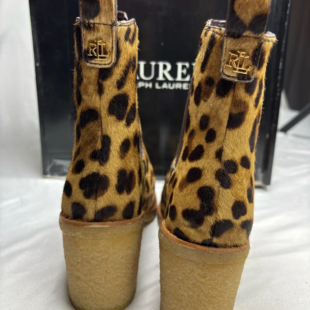 NWB Lauren Ralph Lauren Marianna Women's Suede Pull On‎ Chelsea Boots SIZE7